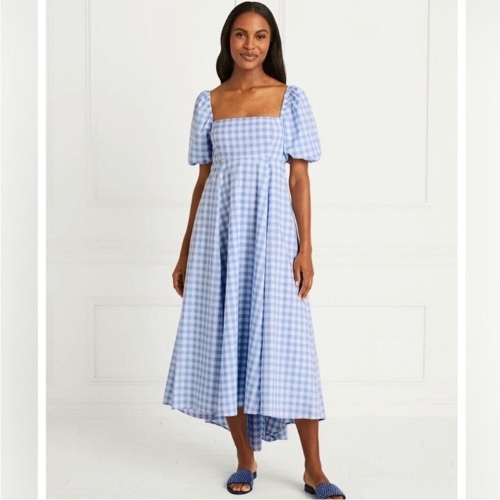 Hill House Rare Light Blue and White Gingham Matilda Dress - Picture 5 of 5